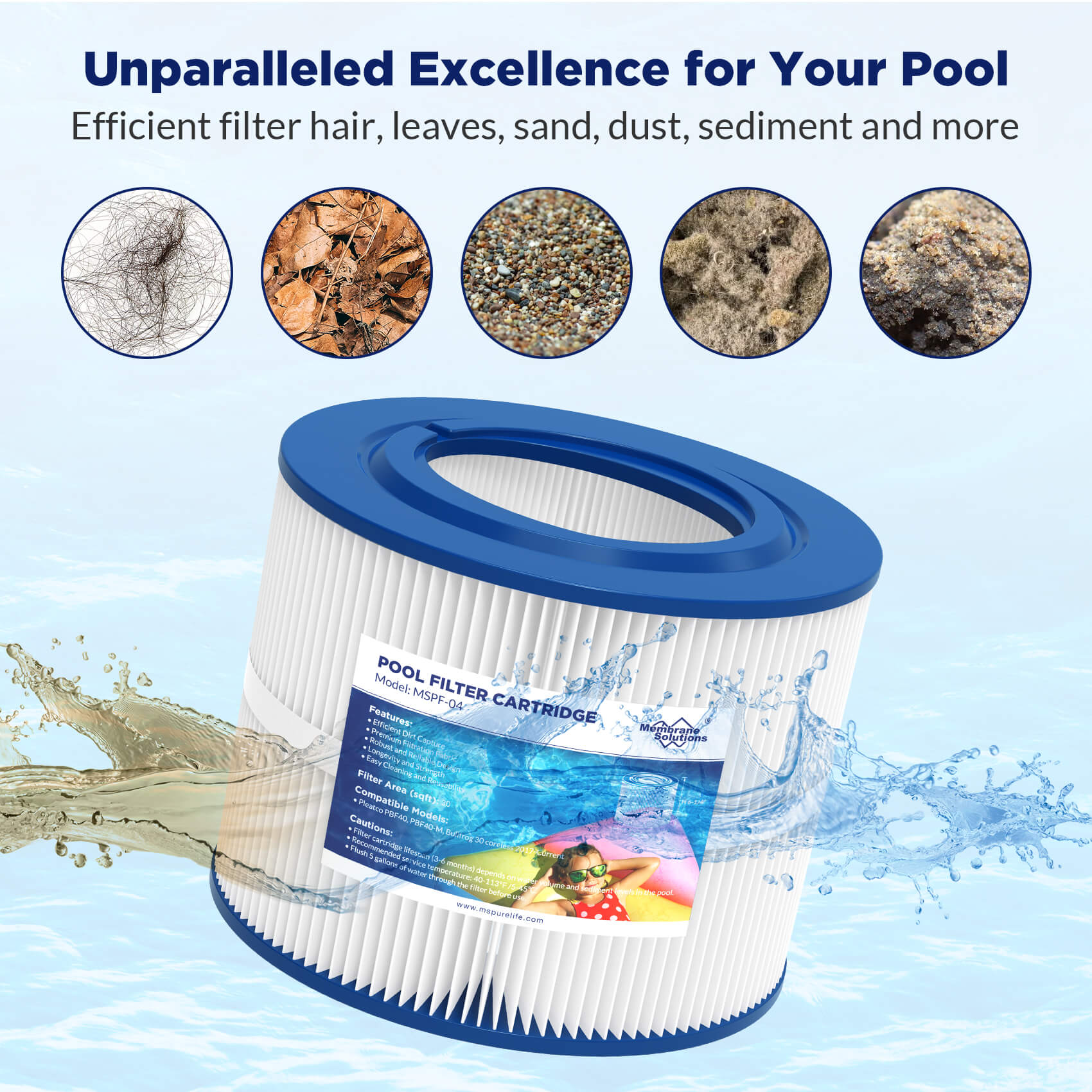 F4 Pool Spa Filter Cartridge Replacement