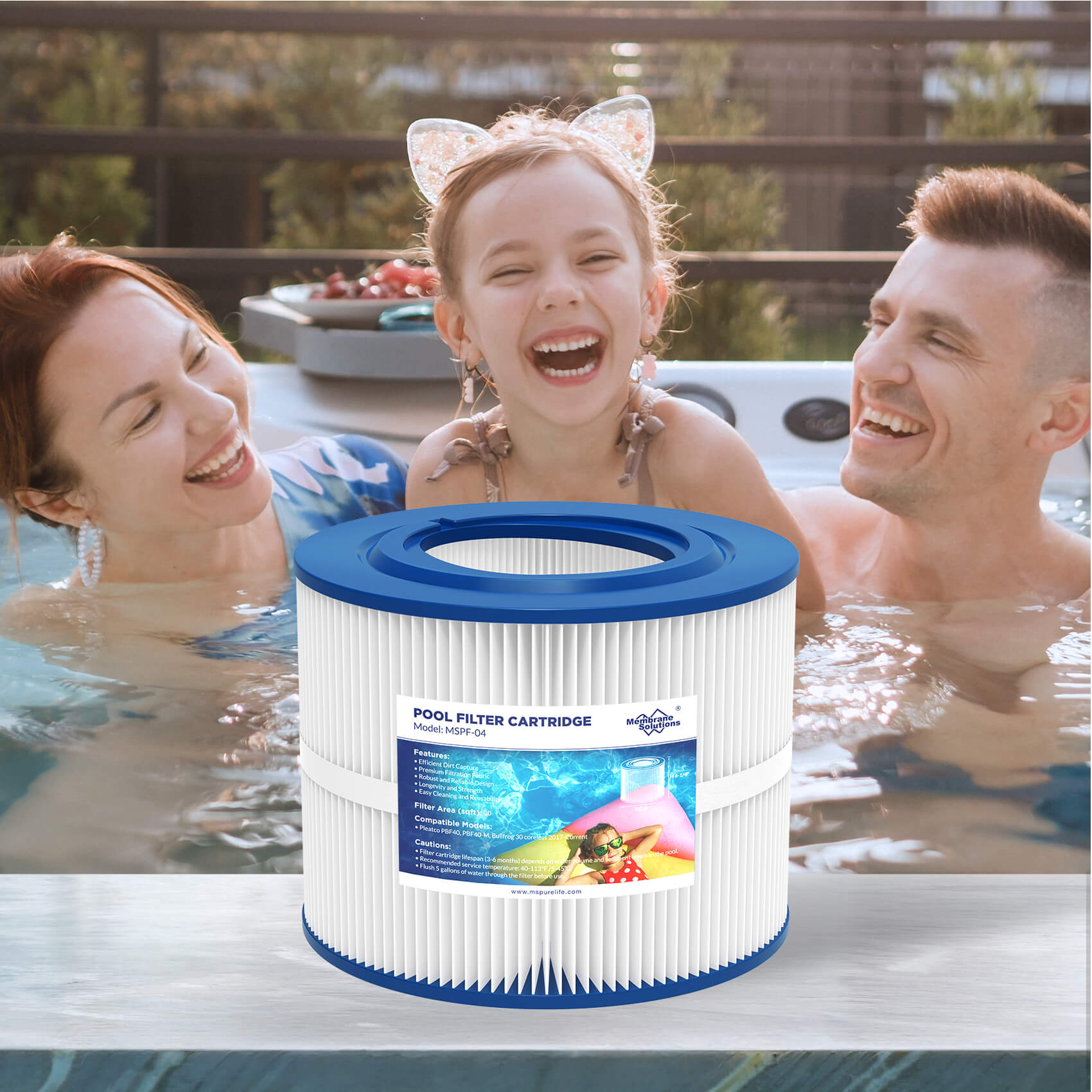 F4 Pool Spa Filter Cartridge Replacement
