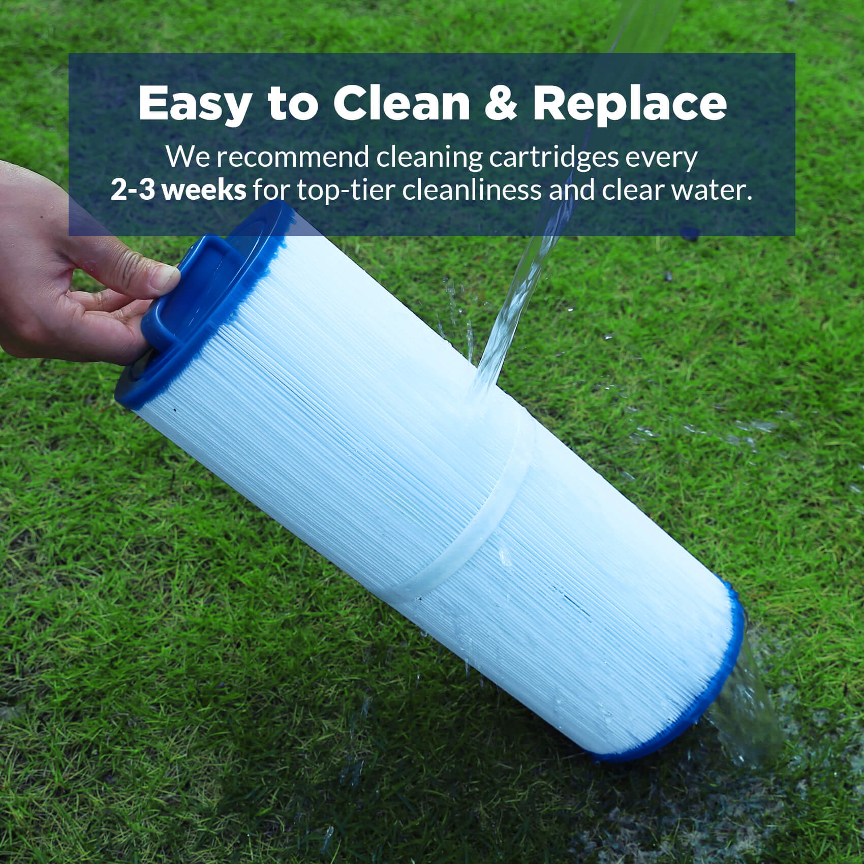 F2 Swimming Pool Filter Cartridge Replacement