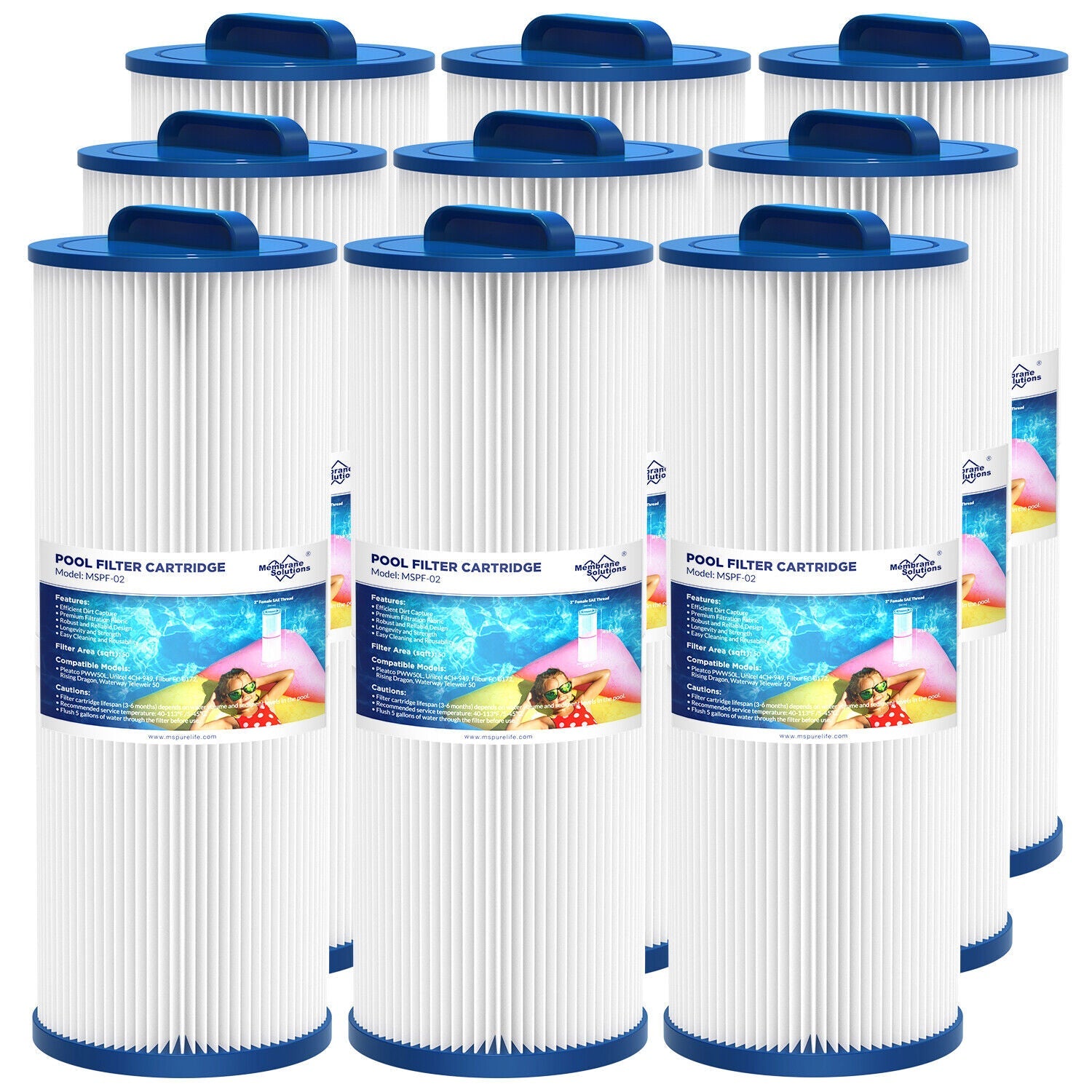 F2 Swimming Pool Filter Cartridge Replacement