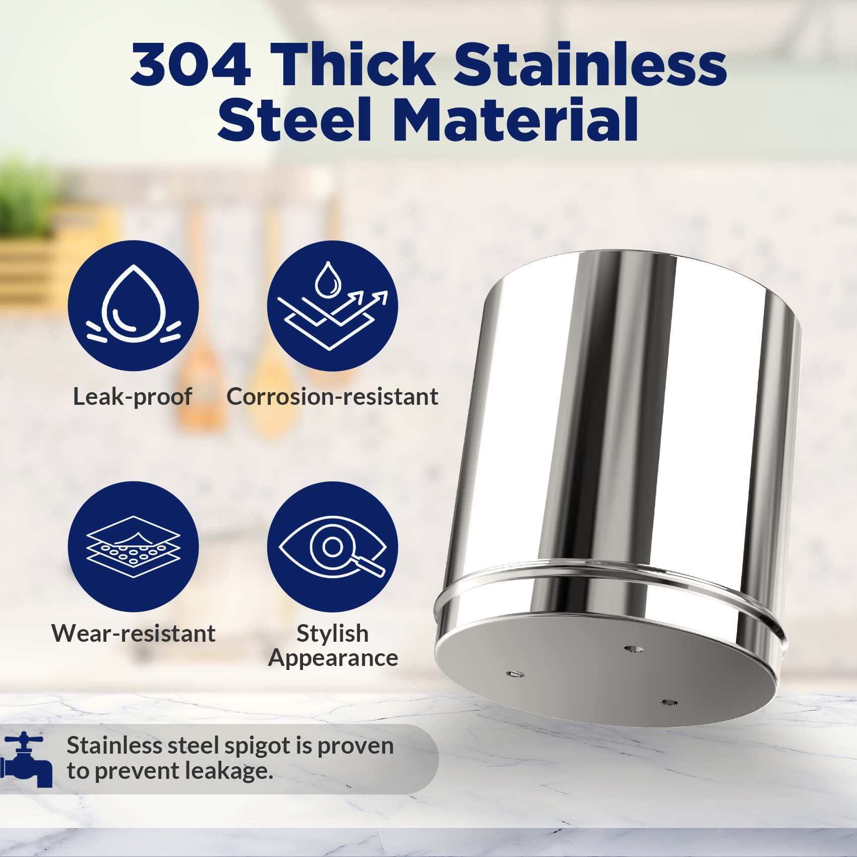 U3 Gravity-fed Water Filter Replacement Compatible for Black Berkey