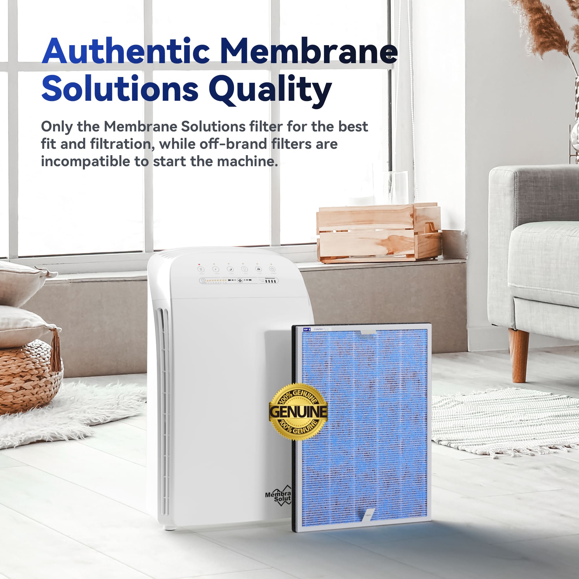 Original MSA3/MSA3S Series True HEPA Air Purifier Filter Replacement