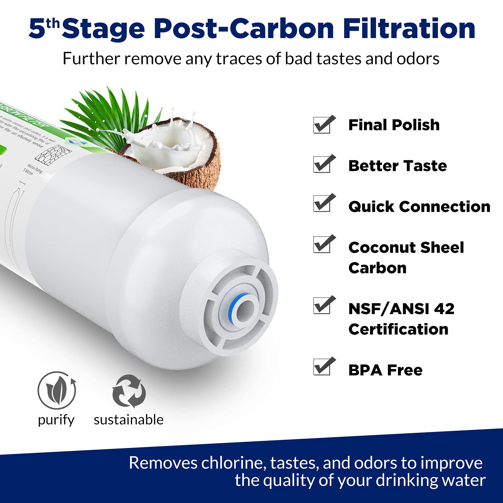 Setup 5-stage Reverse Osmosis System for Home Under Sink