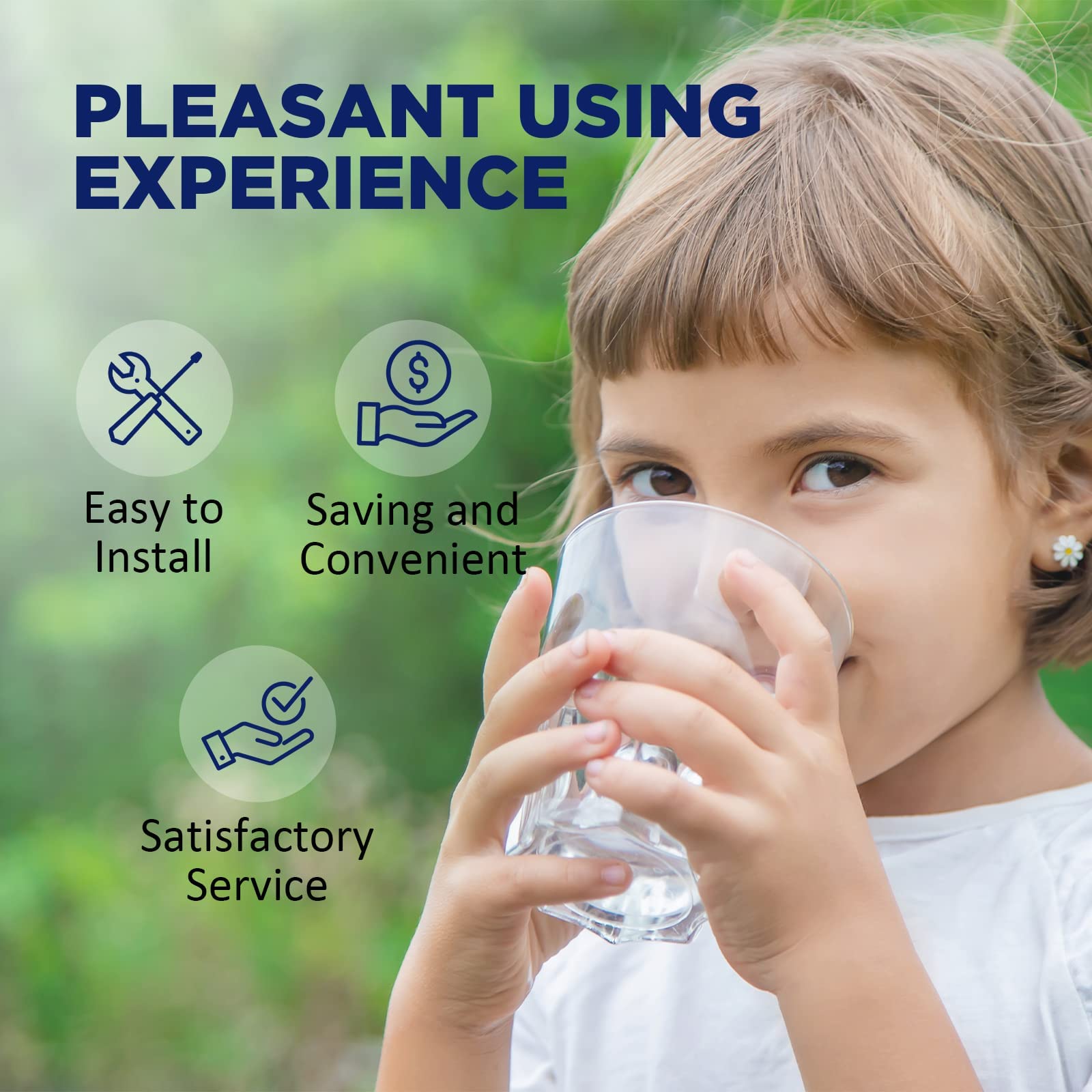 5 Micron Polypropylene & 5 Micron CTO Carbon Block Water Filter 10"x2.5"