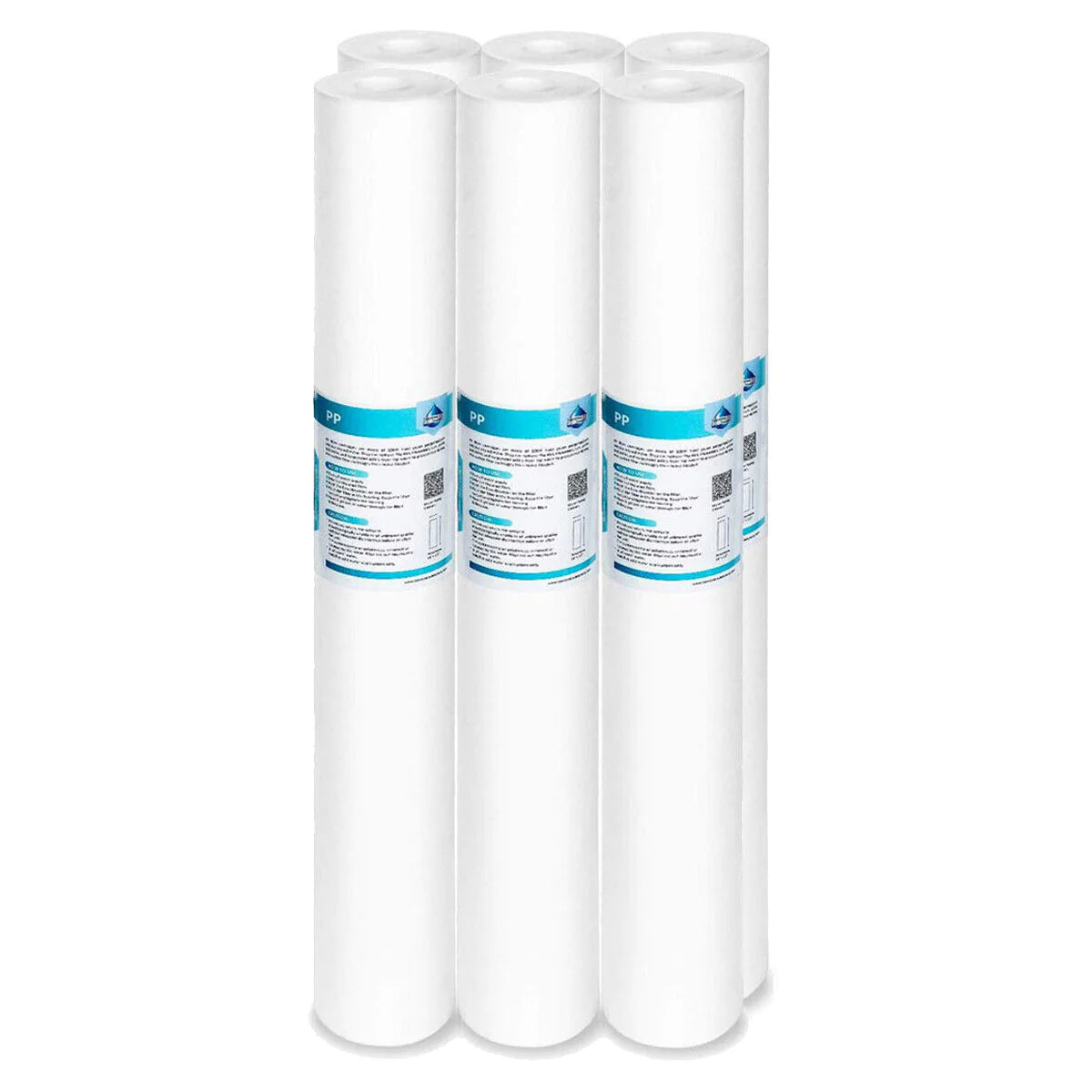 Melt-Blown Sediment Water Filter Replacement Polypropylene Cartridge 20" x 2.5"