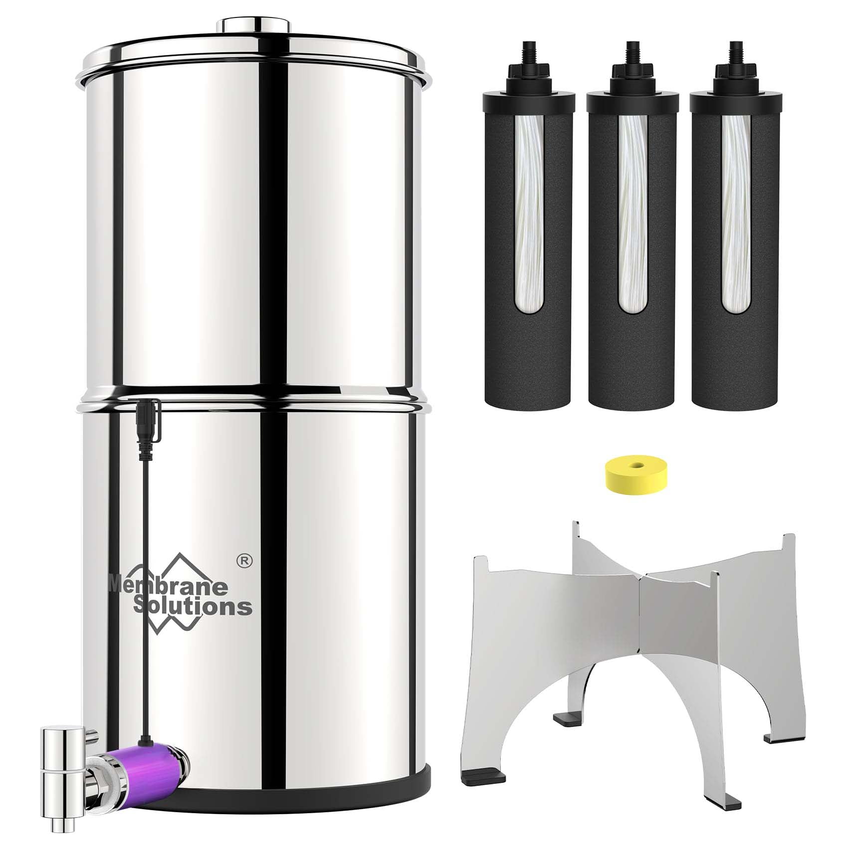 U3 Stainless Steel Travel Gravity-Fed Water Filter for Hiking