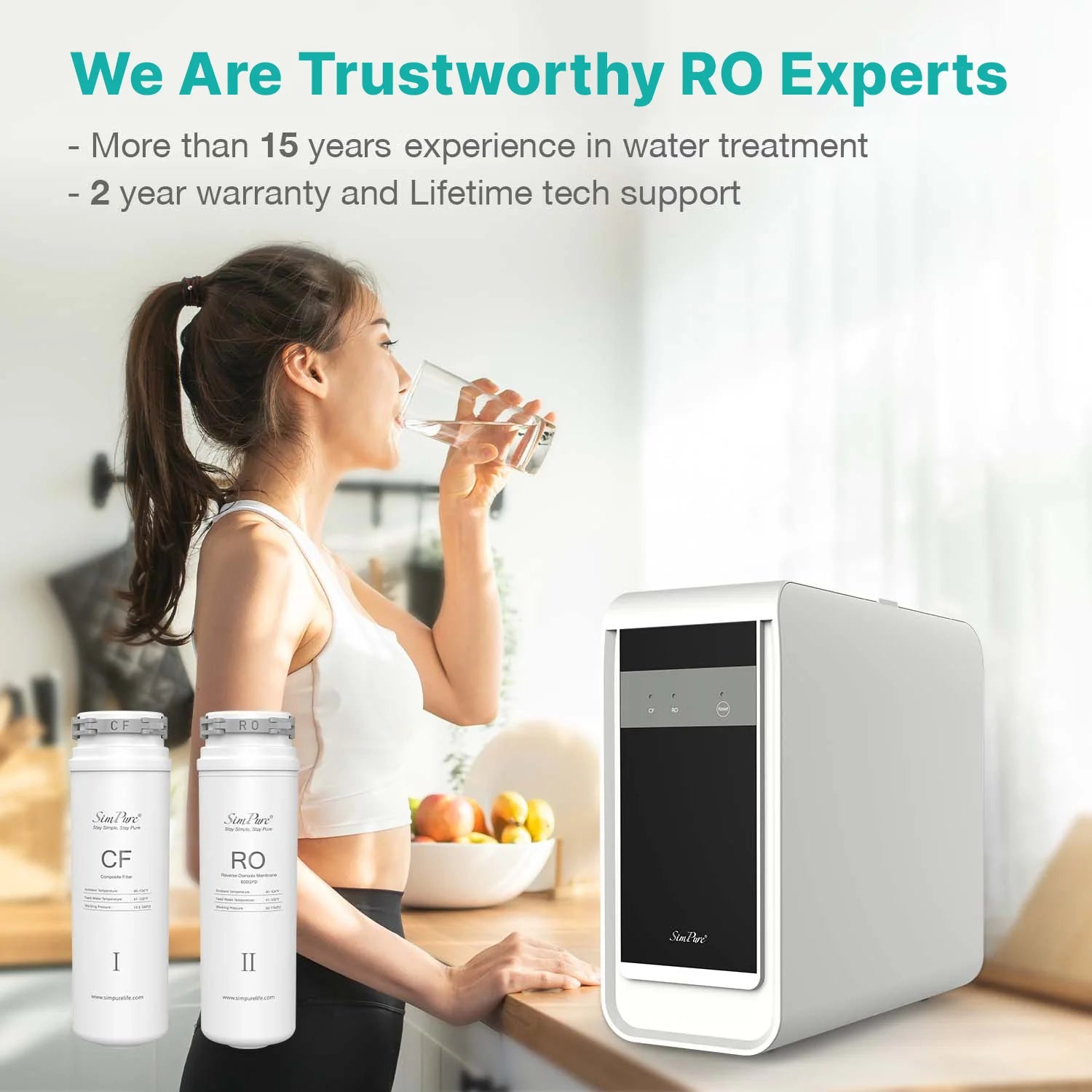 Q3 600GPD Reverse Osmosis Water Filtration System
