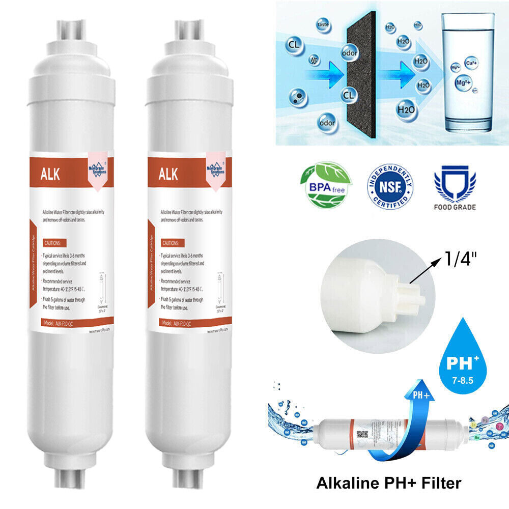 PH+ Inline Mineral Alkaline Water Replacement Filter