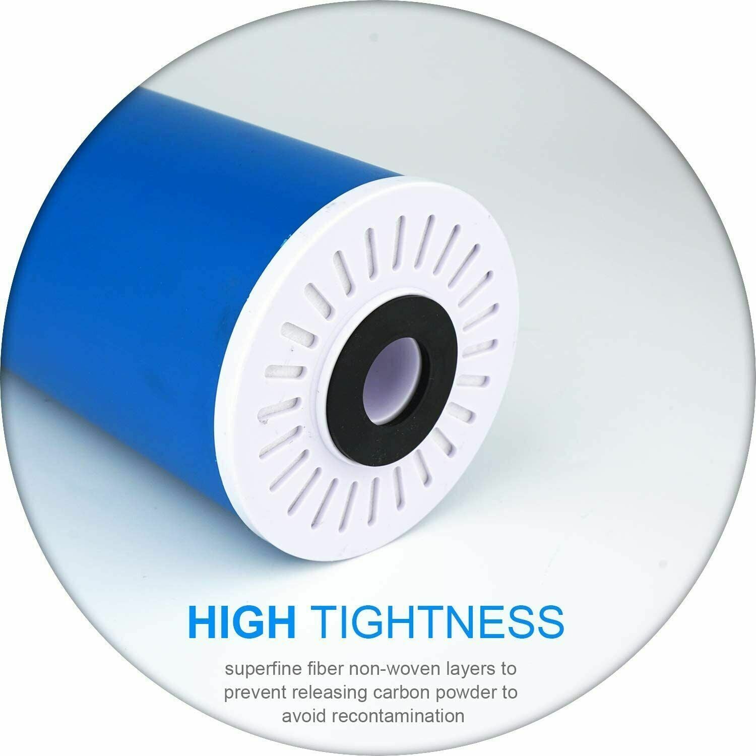 5 Micron 20"x4.5" Big Blue Sediment GAC CTO Carbon Block Water Filter Cartridges