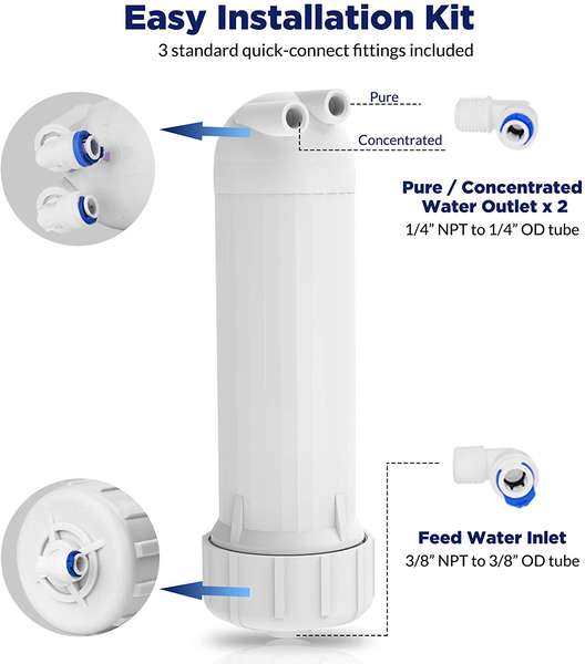 water filter shell