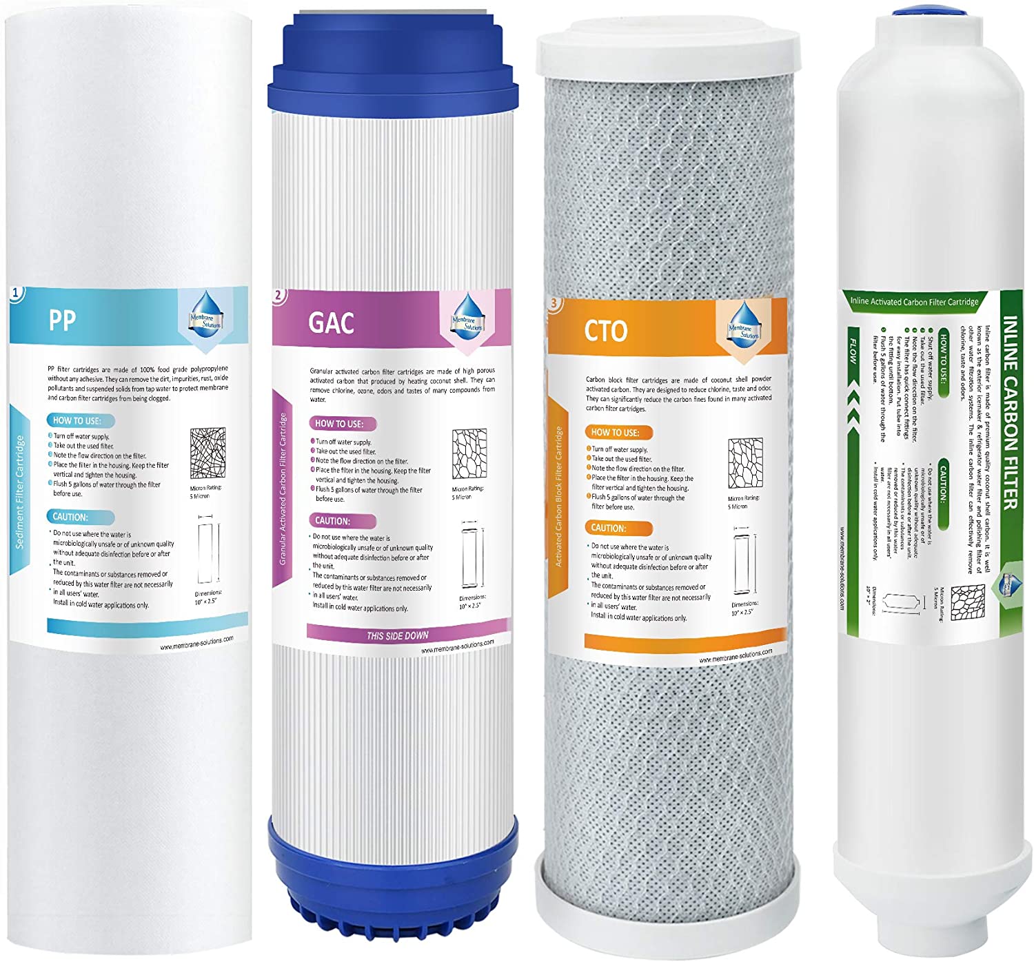 4-5 Stage RO Filter Replacement - Universal Compatible Type