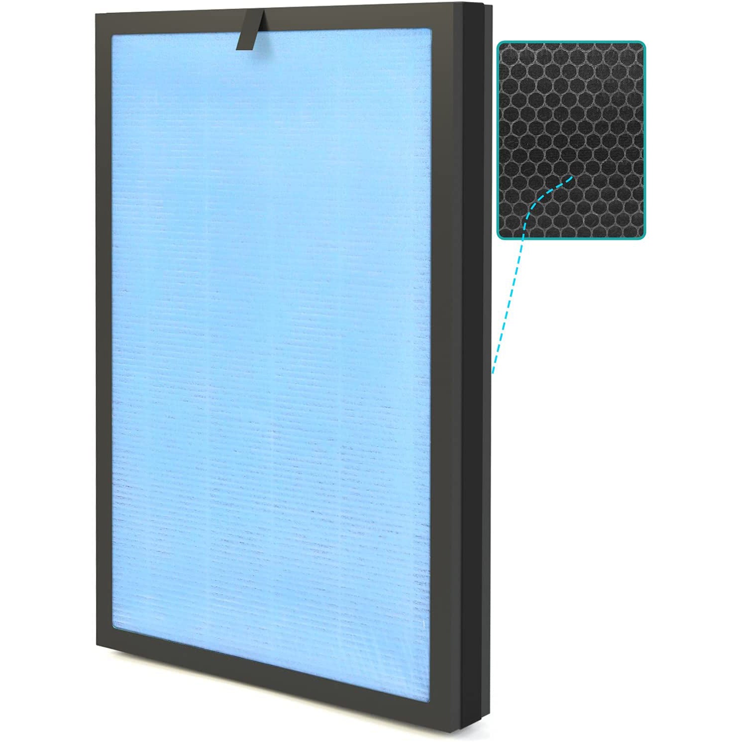 HP8 4-Stage HEPA Air Filter for Pet Dander Odors Dust and Allergens