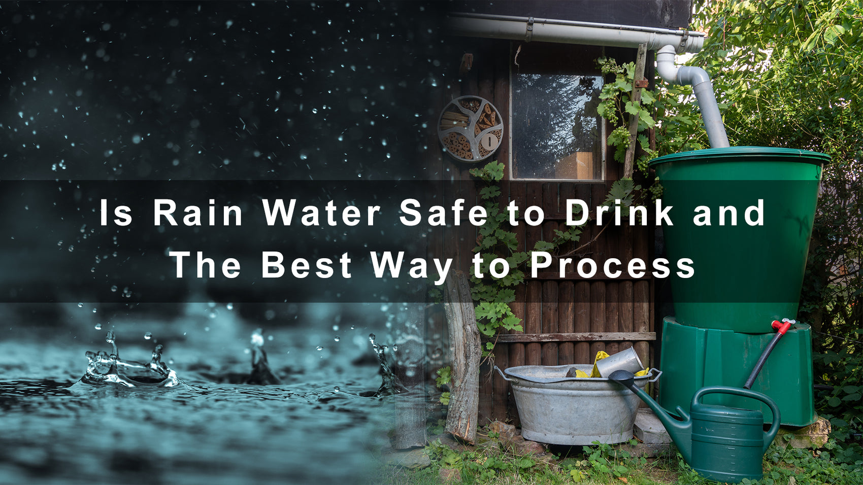 Is Rain Water Safe to Drink and The Best Way to Process Membrane