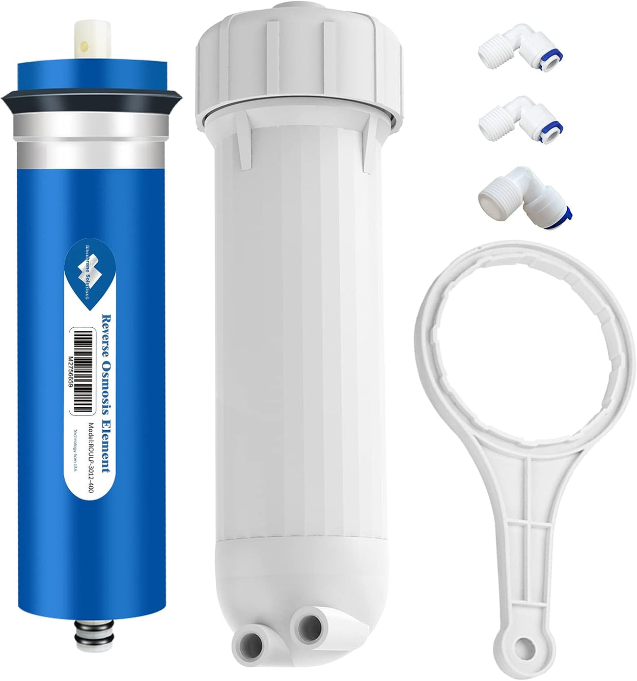 Reverse Osmosis Membrane with Membrane Housing Set DIY RO System