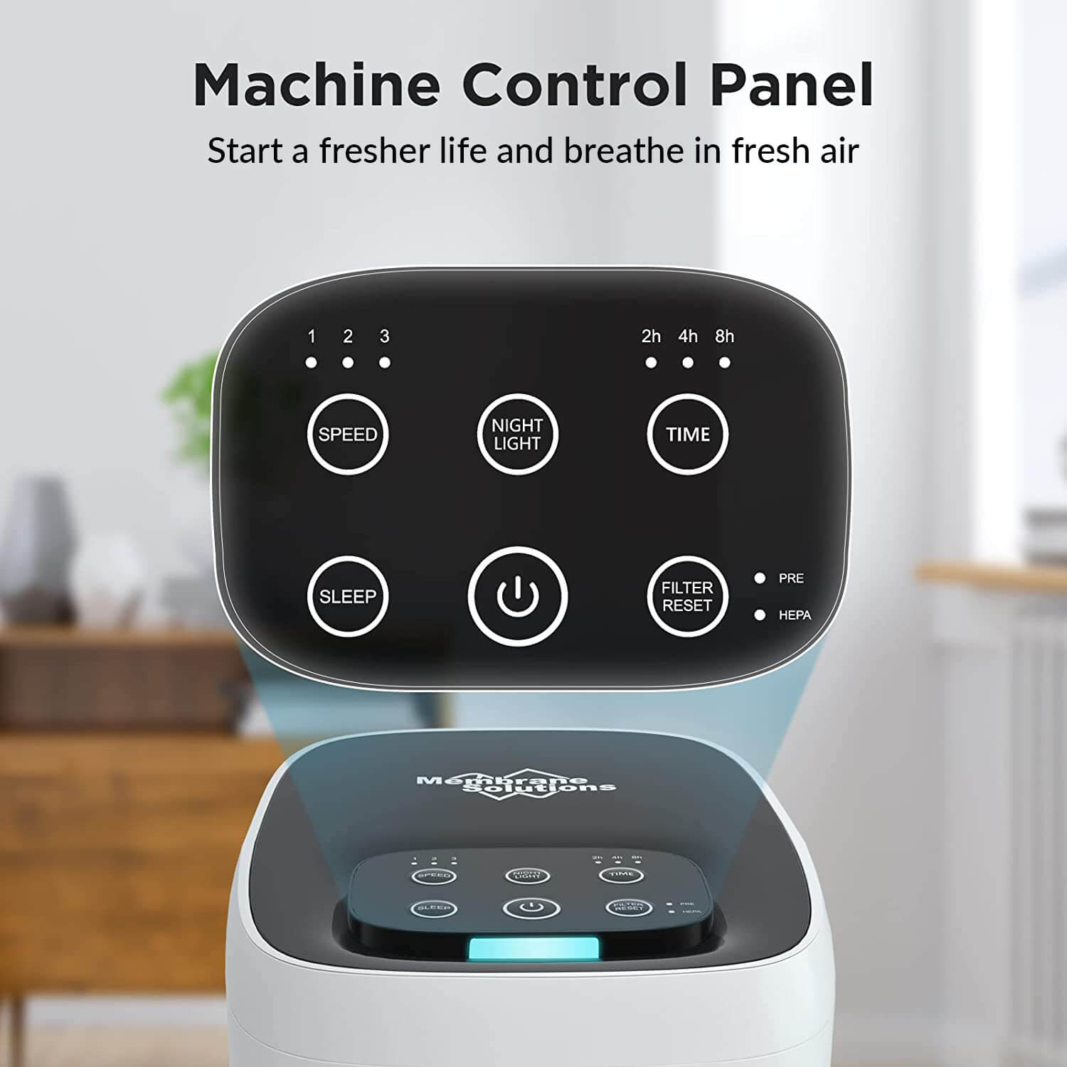 MS18 HEPA Air Purifier for Smoke Eater with Washable Pre-Filter