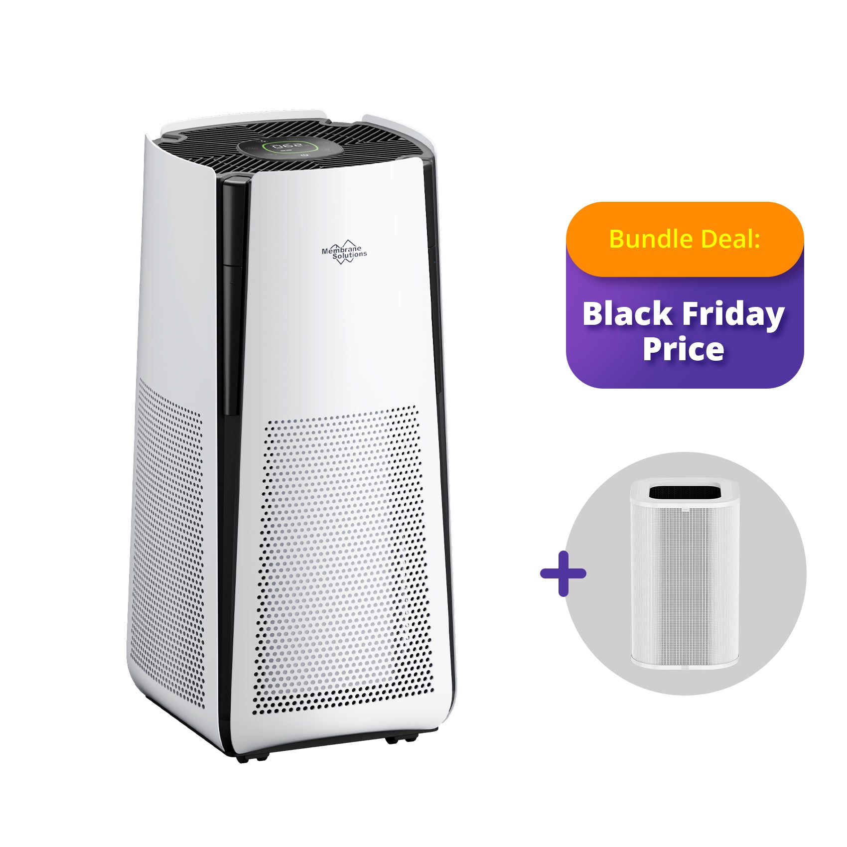 MS601 Extra Large Room Air Purifier For Allergen Remover
