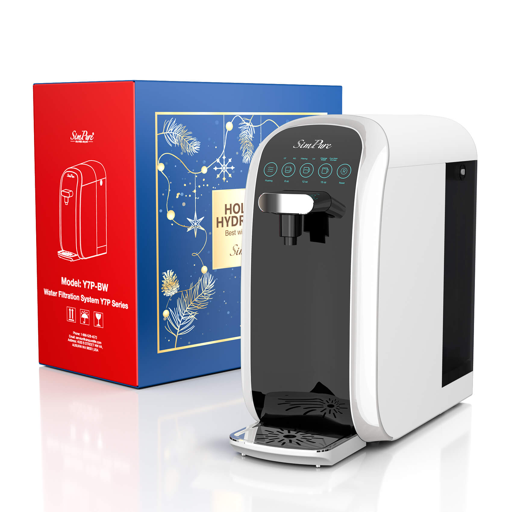 Y7P-BW | Y7P-W  Countertop Water Filter Dispenser