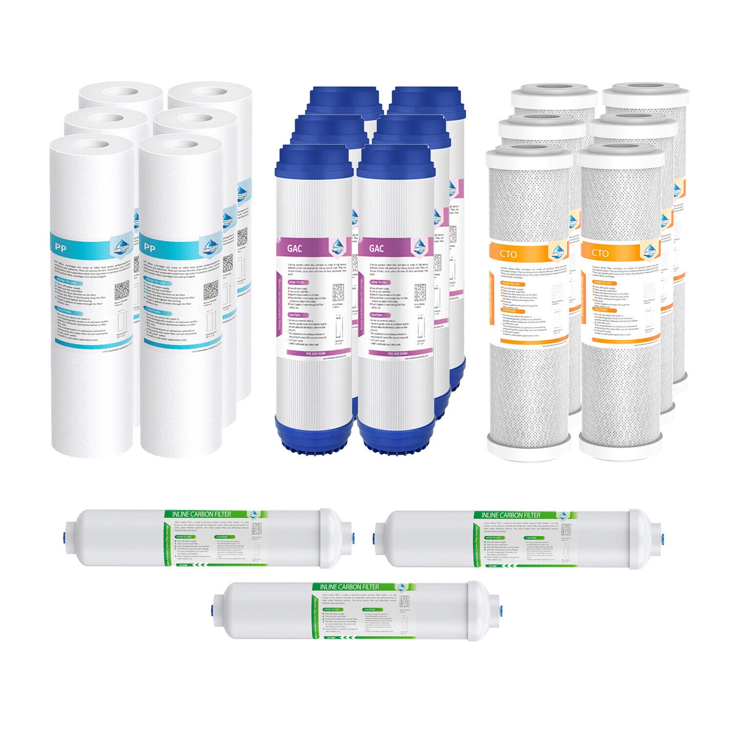 4-5 Stage RO Filter Replacement - Universal Compatible Type