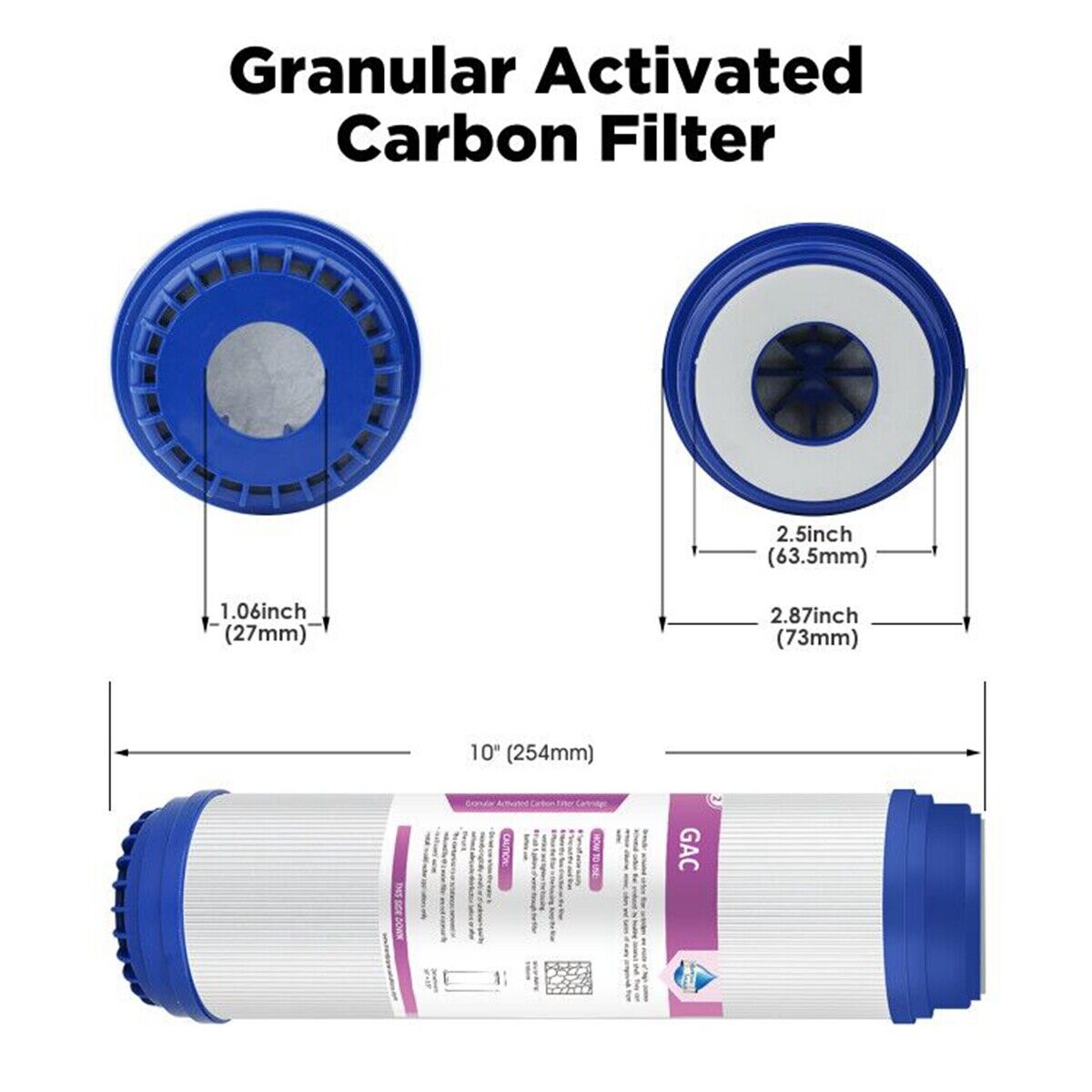 5-6 Stage Reverse Osmosi System RO Water Filter Set Sediment Cartridge Replacement