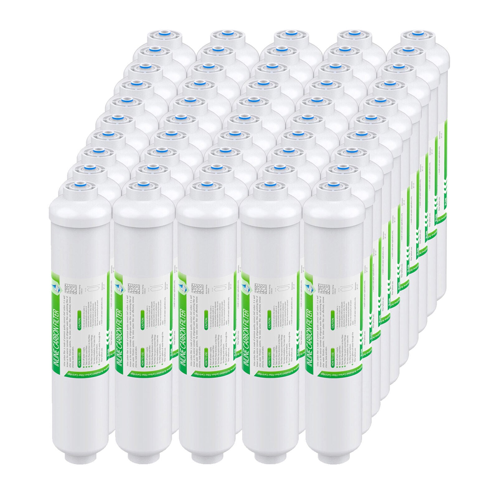 T33 Inline Post Carbon Polishing Water Filter 1/4" Quick Connect