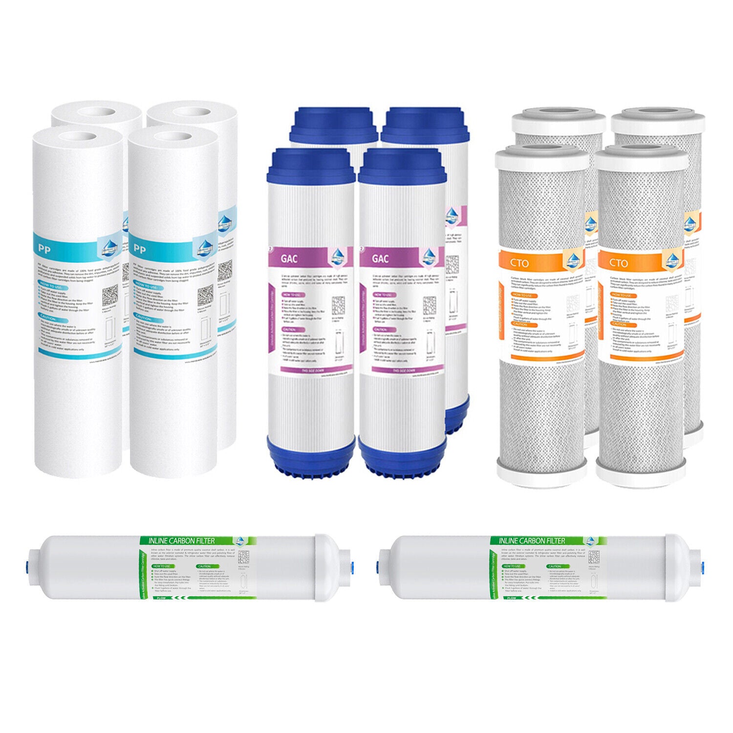 4-5 Stage RO Filter Replacement - Universal Compatible Type