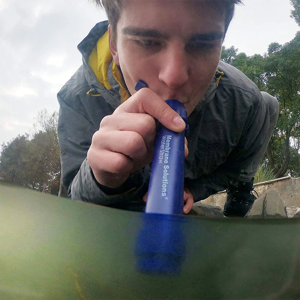 Personal Water Filter Straw for Emergency Use