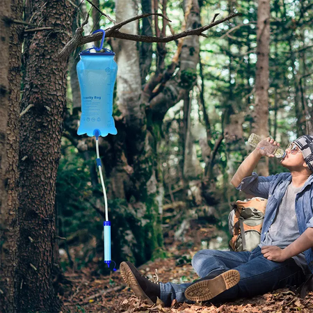 Life Water Straw with a water bag