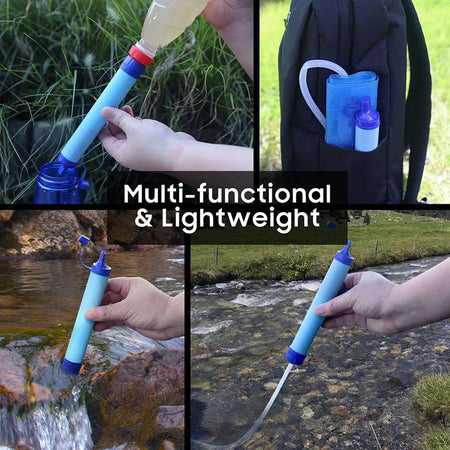 Life Water Straw with a water bag