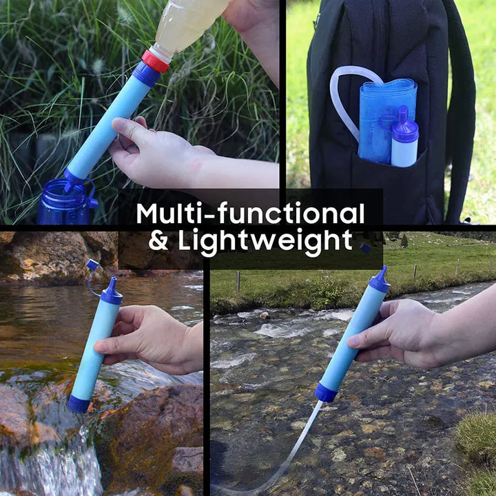 Life Water Straw with a water bag