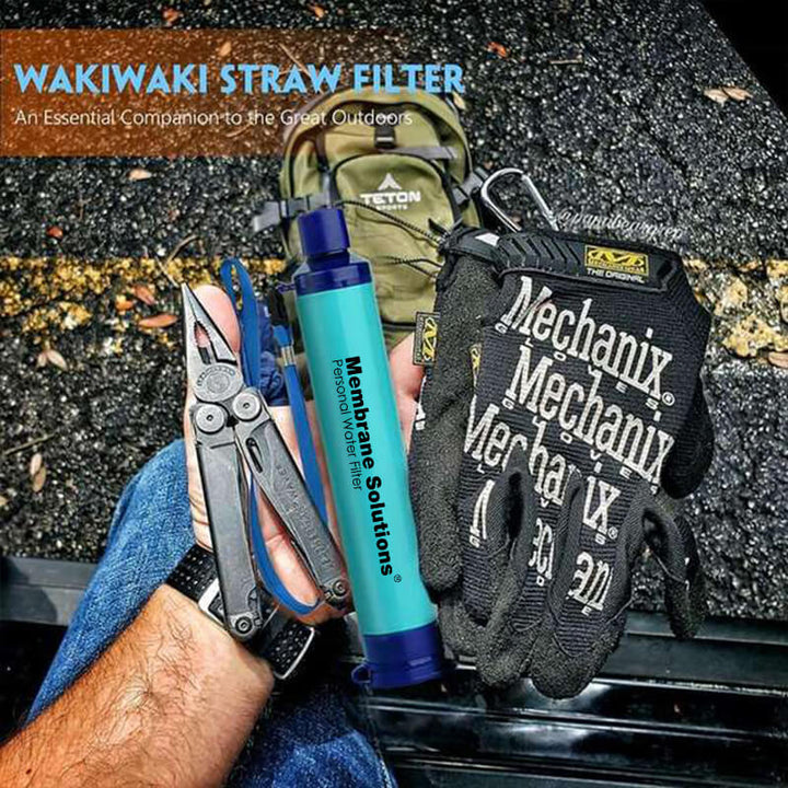 Emergency Water Filtration Life Straw for Camping