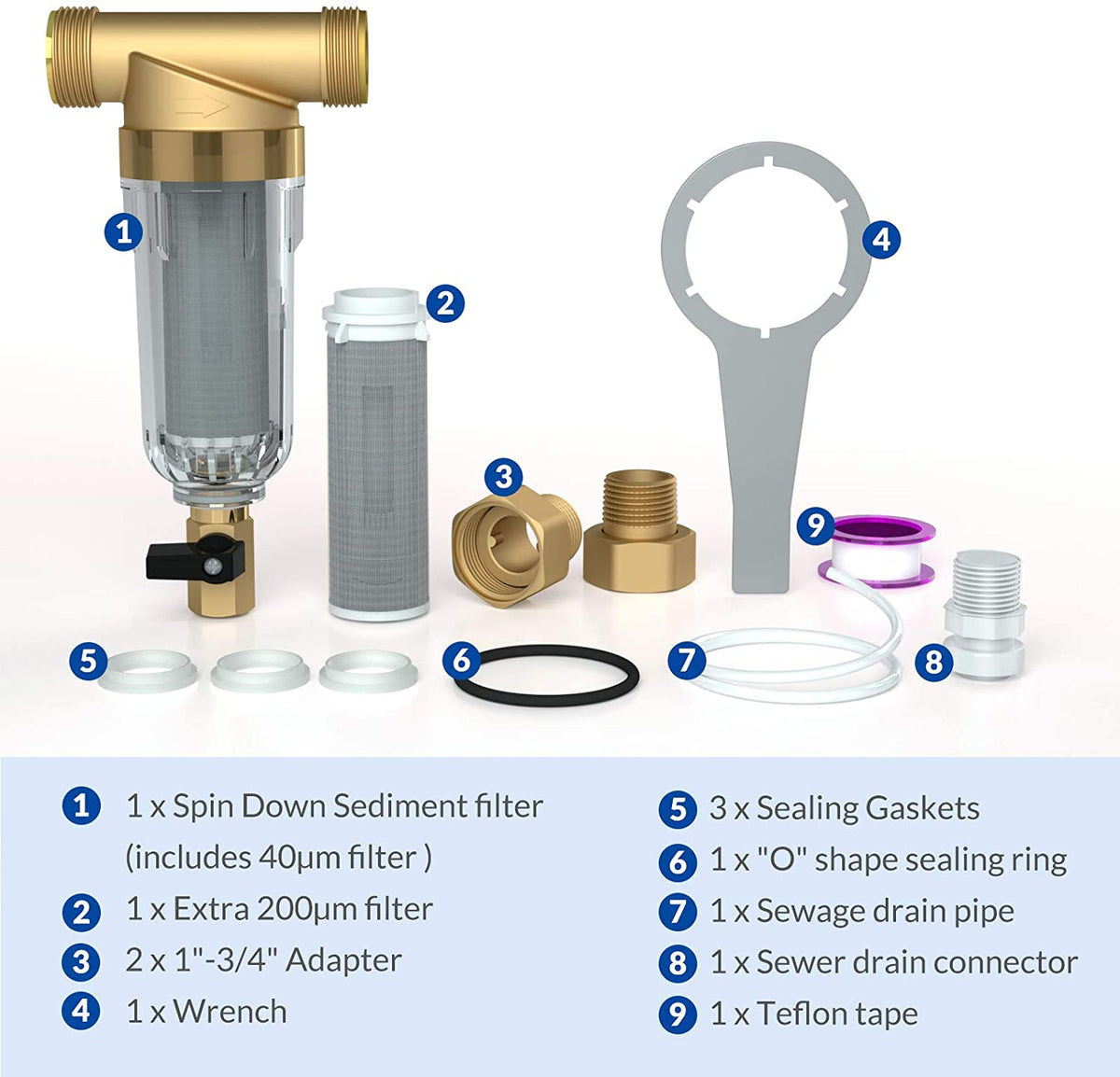 sediment water filter
