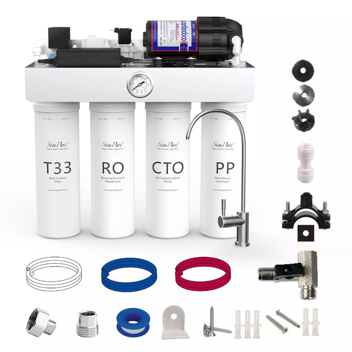 T1-400 Best Under Sink Water Purifier Wholesaler with Tankless Under Sink Reverse Osmosis System