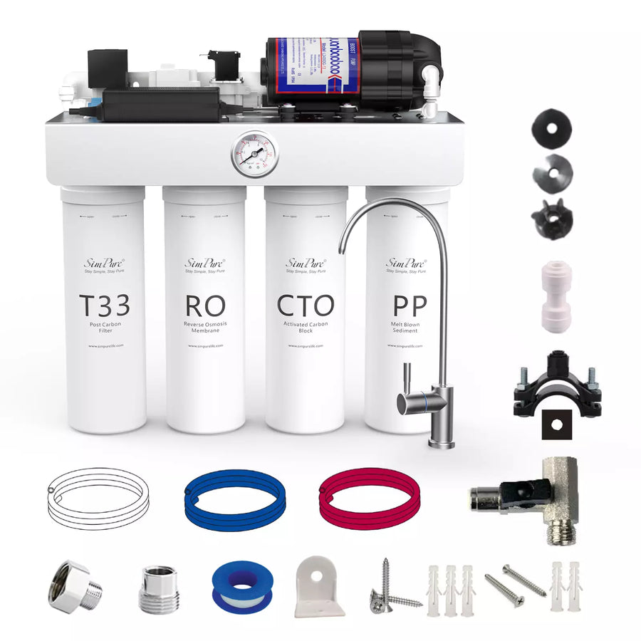 T1-400 Best Under Sink Water Purifier Wholesaler with Tankless Under Sink Reverse Osmosis System