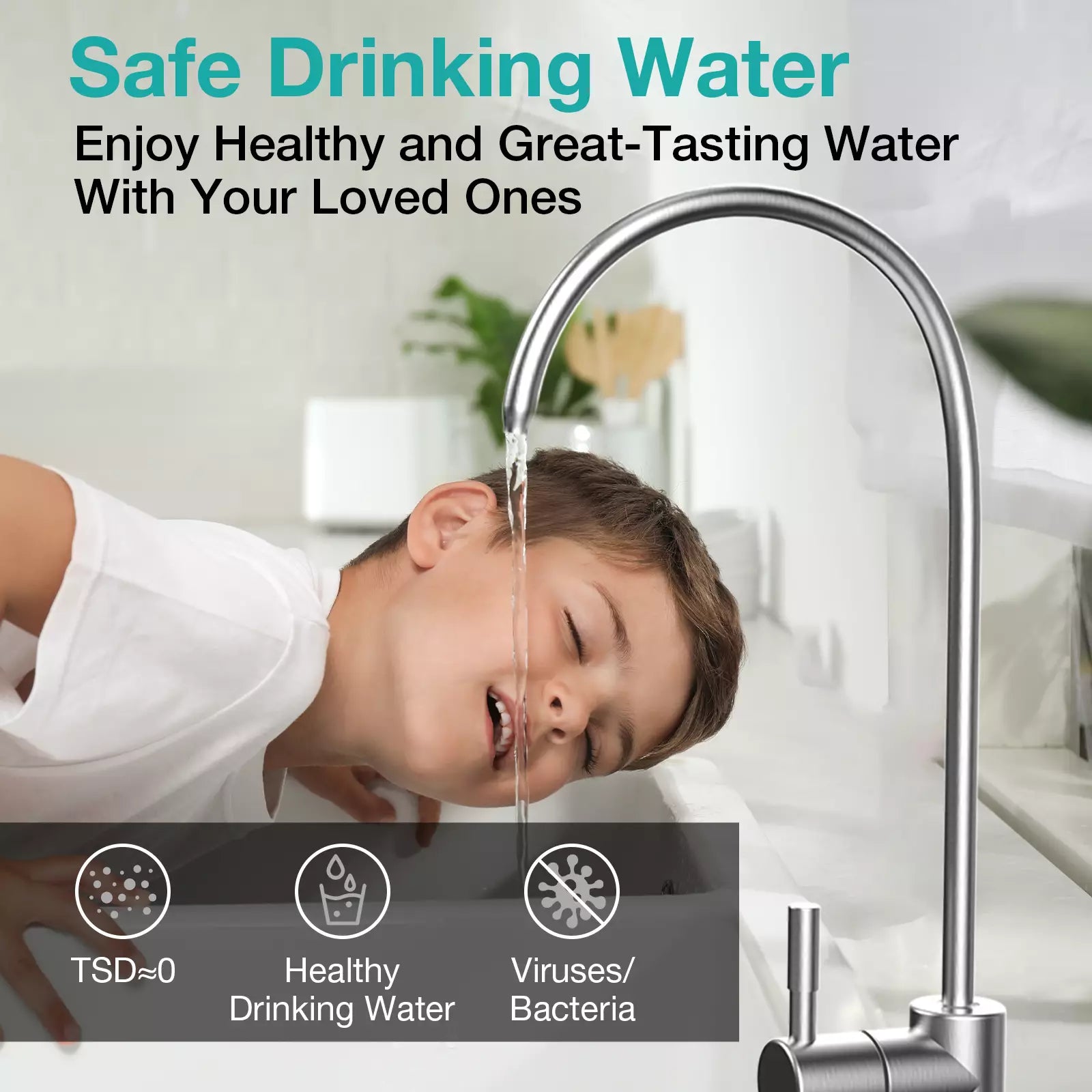 T1-400 Best Under Sink Water Purifier Wholesaler with Tankless Under Sink Reverse Osmosis System