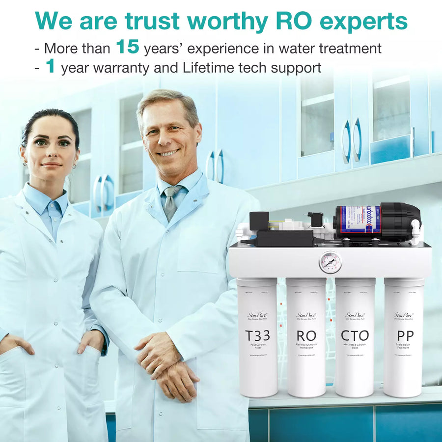 T1-400 Best Under Sink Water Purifier Wholesaler with Tankless Under Sink Reverse Osmosis System