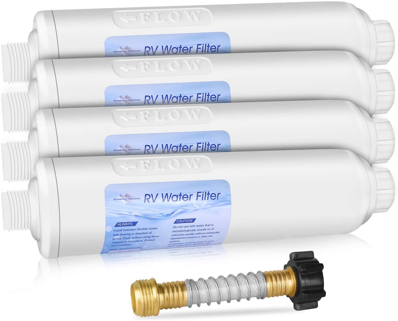 RV Inline Water Filter, NSF Certified-Membrane Solutions-4-Membrane Solutions